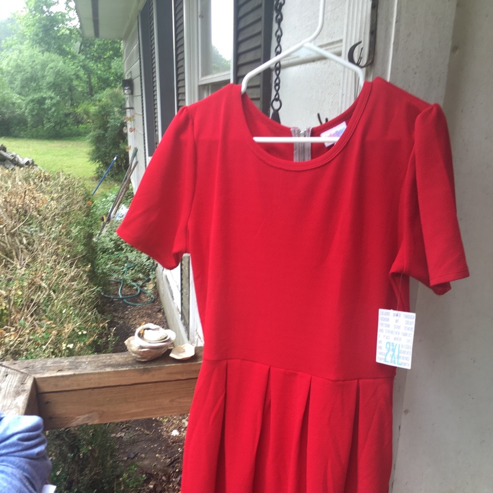 NWT Red LulaRoe Amelia Dress